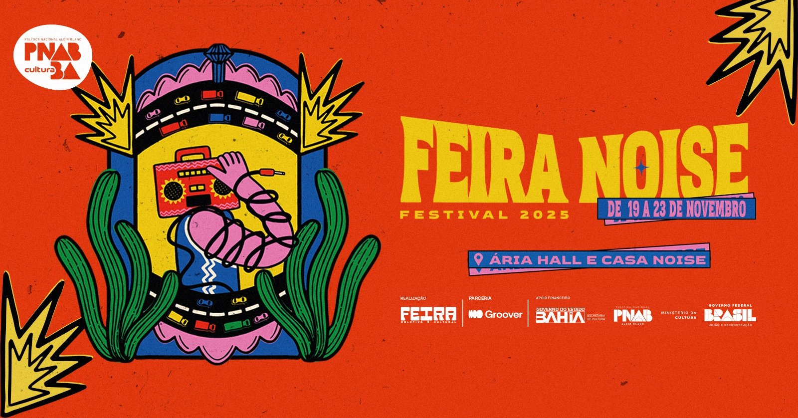 Feira Noise 2025 celebra a diversidade da música brasileira com mais de 40 atrações em Feira de Santana